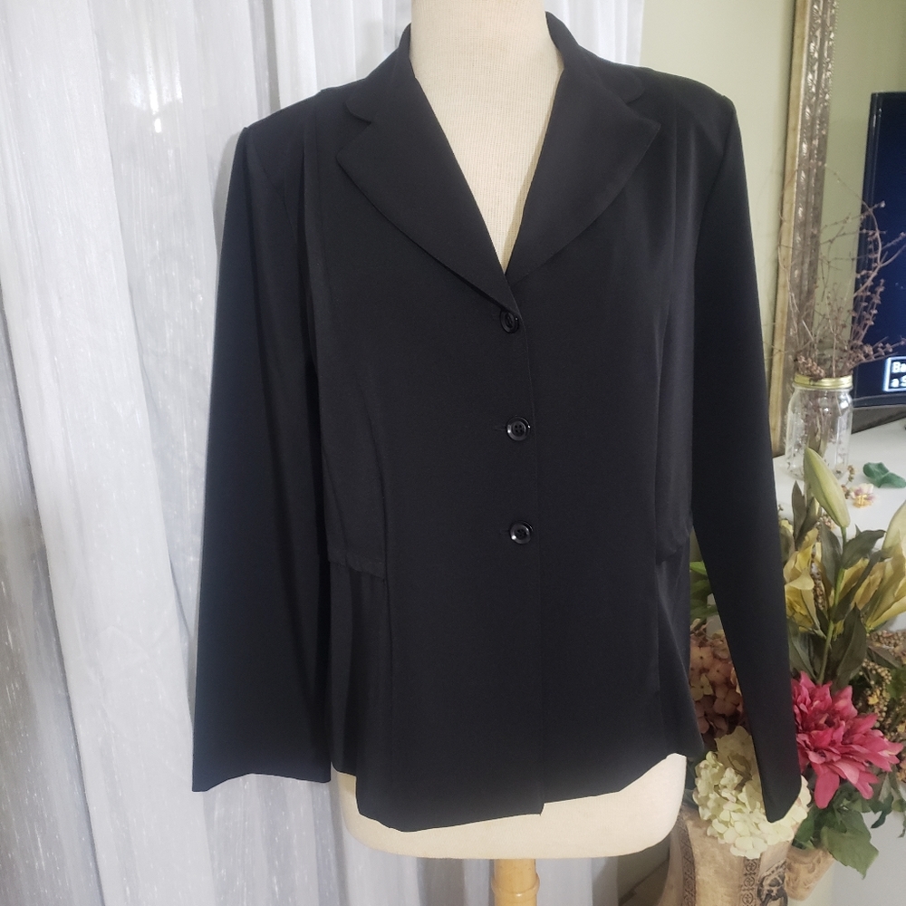 Marla Kim size XL BLACK  Unlined jacket